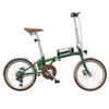 Kép 4/20 - ONESPORT OT02 Pro összecsukható elektromos kerékpár, 250W, 36V 5.2Ah, 20", 25km/h, 25km hatótáv, Shimano 7 sebesség, tárcsafék - Zöld
