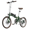 Kép 1/20 - ONESPORT OT02 Pro összecsukható elektromos kerékpár, 250W, 36V 5.2Ah, 20", 25km/h, 25km hatótáv, Shimano 7 sebesség, tárcsafék - Zöld