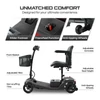 Kép 12/14 - Sweetrich S2 elektromos moped: 250W motor, 15km hatótáv, 6km/h sebesség - Fekete