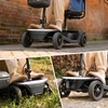 Kép 13/14 - Sweetrich S2 elektromos moped: 250W motor, 15km hatótáv, 6km/h sebesség - Fekete
