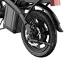 Kép 14/20 - URLIFE F1L összecsukható elektromos kerékpár – 250W, 48V 7.5Ah, 14", 25km/h, 60km hatótáv, tárcsafék, kettős lengéscsillapító, LCD – Fekete