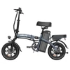 Kép 2/6 - URLIFE F1L összecsukható elektromos kerékpár – 250W, 48V 7.5Ah, 14", 25km/h, 60km hatótáv, tárcsafék, kettős lengéscsillapító, LCD – Szürke