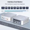 Kép 13/13 - Ninkear M8 Mini PC, AMD Ryzen 7 8745HS (4.9GHz), 16GB DDR5, 1TB SSD, 8K Triple Display, WiFi 6, 2x2.5G LAN, Windows 11