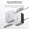 Kép 7/13 - Aoostar Maco mini PC, AMD Ryzen 7 Pro 6850H, 24GB RAM, 1TB SSD, USB4, Oculink, wifi 6, 2x2,5G LAN, ujjlenyomat-olvasó