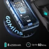 Kép 6/9 - Honiture X7 vezeték nélküli porszívó: 45kPa szívóerő, 60 perc üzemidő, 1,5L tartály, LED érintőkijelző, 7 rétegű HEPA szűrő, halk működés