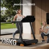 Kép 5/8 - ROBORE SF20 összecsukható futópad 15% dőléssel, 12 km/h sebességgel, 136 kg teherbírással, 3.0HP csendes motorral és 97×40 cm futófelülettel