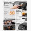 Kép 7/7 - HiBREW H16 automata eszpresszógép darálóval, 20 bar nyomással, 4.3" érintőkijelzővel és 1.5L kivehető tejtartállyal