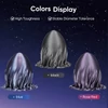 Kép 2/11 - 5 kg ERYONE Burnt Titanium háromszínű PLA filament – kék‑fekete‑rózsapiros / juharszirup borostyán / kék‑zöld‑rózsapiros / lila / kék‑narancs