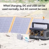 Kép 10/12 - Flashfish P63 hordozható erőállomás, 520Wh lítium akkumulátoros napelemes generátor, 500W AC kimenettel, több USB és DC porttal