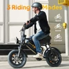 Kép 10/12 - URLIFE T16 elektromos kerékpár, 250W nagy nyomatékú motorral, 48V 13Ah akkumulátorral, akár 100km hatótávval, 25km/h végsebességgel, 16×3.0 zsíros gumikkal, teljes felfüggesztéssel és dupla tárcsafékkel