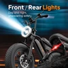 Kép 11/12 - URLIFE T16 elektromos kerékpár, 250W nagy nyomatékú motorral, 48V 13Ah akkumulátorral, akár 100km hatótávval, 25km/h végsebességgel, 16×3.0 zsíros gumikkal, teljes felfüggesztéssel és dupla tárcsafékkel