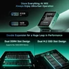 Kép 8/11 - BMAX B6 Turbo mini PC – Intel i5‑8257U, 16GB RAM, 512GB SSD, 4K HDMI+DP, WiFi 6, BT 5.2, kompakt asztali számítógép