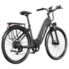 Kép 6/20 - ONESPORT OT05 Pro elektromos kerékpár – 250W motor, 36V 22.5Ah akku, 140 km hatótáv, 25 km/h, hidraulikus fék, első teleszkóp, Shimano 7 sebesség – Ezüst