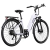 Kép 7/20 - ONESPORT OT05 Pro elektromos kerékpár – 250W motor, 36V 22.5Ah akku, 140 km hatótáv, 25 km/h, hidraulikus fék, első teleszkóp, Shimano 7 sebesség – Fehér