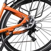 Kép 13/20 - ONESPORT OT05 Pro elektromos kerékpár – 250W motor, 36V 22.5Ah akku, 140 km hatótáv, 25 km/h, hidraulikus fék, első teleszkóp, Shimano 7 sebesség – Narancs