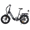 Kép 2/3 - RATTAN LF Pro elektromos kerékpár, 750W motor, 48V 18Ah akku, 25 km/h, 40° emelkedő, 120 km hatótáv, IP65 vízálló – Fekete