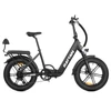 Kép 3/3 - RATTAN LF Pro elektromos kerékpár, 750W motor, 48V 18Ah akku, 25 km/h, 40° emelkedő, 120 km hatótáv, IP65 vízálló – Fekete