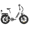 Kép 3/17 - RATTAN LF Pro elektromos kerékpár, 750W motor, 48V 18Ah akku, 25 km/h, 40° emelkedő, 120 km hatótáv, IP65 vízálló – Fehér