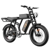 Kép 3/10 - URLIFE T2 elektromos kerékpár – 500W motor, 48V 15.6Ah akku, 20×4.0 gumik, 25 km/h, dupla tárcsafék, teljes felfüggesztés, Shimano 7 seb. – Fekete