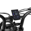 Kép 7/10 - URLIFE T2 elektromos kerékpár – 500W motor, 48V 15.6Ah akku, 20×4.0 gumik, 25 km/h, dupla tárcsafék, teljes felfüggesztés, Shimano 7 seb. – Fekete