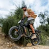 Kép 10/10 - URLIFE T2 elektromos kerékpár – 500W motor, 48V 15.6Ah akku, 20×4.0 gumik, 25 km/h, dupla tárcsafék, teljes felfüggesztés, Shimano 7 seb. – Fekete