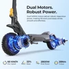 Kép 3/20 - Ausom Gosoul 2 Pro elektromos roller, 2×1000W motorral, 48V 18Ah akkuval, 60 km/h végsebességgel és 90 km hatótávval