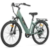 Kép 15/20 - Foride Roamer 1 Step-Thru elektromos kerékpár, 250W, 36V 13Ah, 27.5", 25 km/h, 100 km hatótáv, tárcsafék, rugóvilla, Shimano 7 – Zöld