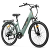 Kép 16/20 - Foride Roamer 1 Step-Thru elektromos kerékpár, 250W, 36V 13Ah, 27.5", 25 km/h, 100 km hatótáv, tárcsafék, rugóvilla, Shimano 7 – Zöld