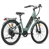 Kép 18/20 - Foride Roamer 1 Step-Thru elektromos kerékpár, 250W, 36V 13Ah, 27.5", 25 km/h, 100 km hatótáv, tárcsafék, rugóvilla, Shimano 7 – Zöld