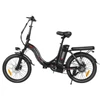 Kép 3/16 - SAMEBIKE CY20 összecsukható elektromos kerékpár, 20” küllős kerék, 350W motor, 36V 12Ah akku, 32 km/h, 80 km hatótáv, dupla rugózás – Fekete