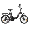 Kép 5/16 - SAMEBIKE CY20 összecsukható elektromos kerékpár, 20” küllős kerék, 350W motor, 36V 12Ah akku, 32 km/h, 80 km hatótáv, dupla rugózás – Fekete