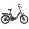 Kép 5/5 - SAMEBIKE CY20 összecsukható elektromos kerékpár, 20” küllős kerék, 350W motor, 36V 12Ah akku, 32 km/h, 80 km hatótáv, dupla rugózás – Sötét kék