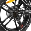 Kép 6/18 - SAMEBIKE C05 Pro elektromos kerékpár, 500W motorral, 36V 13Ah akkumulátorral, 20×4” gumik, 35 km/h, 70 km hatótáv – Fekete