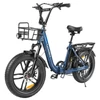 Kép 3/4 - SAMEBIKE C05 Pro elektromos kerékpár, 500W motorral, 36V 13Ah akkumulátorral, 20×4” gumik, 35 km/h, 70 km hatótáv – Sötétkék