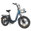 Kép 4/4 - SAMEBIKE C05 Pro elektromos kerékpár, 500W motorral, 36V 13Ah akkumulátorral, 20×4” gumik, 35 km/h, 70 km hatótáv – Sötétkék