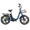 Kép 1/4 - SAMEBIKE C05 Pro elektromos kerékpár, 500W motorral, 36V 13Ah akkumulátorral, 20×4” gumik, 35 km/h, 70 km hatótáv – Sötétkék