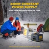 Kép 10/10 - VTOMAN Jump 2200 hordozható áramforrás, 1548Wh LiFePO4 akkumulátorral, 2200W AC kimenettel, bővíthető 3096Wh kapacitásig