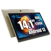 Kép 2/9 - MESWAO B1 tablet 14,1" Full HD IPS kijelzővel, 6GB RAM, 128GB tárhely, Android 13, WiFi 5, BT 5.2, 13+5MP, 10000mAh, 4 hangszóró - Arany