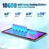 Kép 5/9 - MESWAO B1 tablet 14,1" Full HD IPS kijelzővel, 6GB RAM, 128GB tárhely, Android 13, WiFi 5, BT 5.2, 13+5MP, 10000mAh, 4 hangszóró - Arany