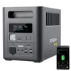 Kép 1/6 - AFERIY Nomad1800 hordozható erőmű – 1024Wh LiFePO4 akkumulátor, 1800W tiszta szinusz, <10 ms UPS, 9 kimenet, 140W USB‑C PD, gyors dupla töltés