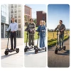 Kép 14/20 - Ausom K20 Pro elektromos roller – 2×1000W motor, 48V 18Ah akku, 60 km/h, 90 km hatótáv, 10" kerék, első‑hátsó tárcsafék, NFC nyitás