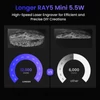 Kép 12/15 - LONGER Ray5 Mini 5.5W lézergravírozó – 0.08mm pont, 12000mm/perc, 130×130mm, 8mm vágás, WiFi/USB/App, fa/akril/bőr/fém/kerámia