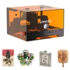Kép 3/13 - LONGER Ray5 MiniS 3.5W zárt lézergravírozó – Class 1 védelem, 0,04 mm pontosság, 12000 mm/perc, 130×140 mm, WiFi/USB/App, 12 mm vágás, fa/akril/bőr/fém