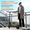 Kép 9/15 - CUNFON RS500 elektromos roller – 500W motor, 36V 13Ah akku, 56 km hatótáv, 40 km/h, 9.5" kerék, 15° emelkedő, tárcsafék, 100 kg teherbírás