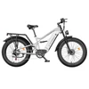 Kép 6/14 - FENGQS H6PRO elektromos kerékpár, 2x1000W, 52V 17,5Ah, 26x4.0 fat bike gumi, 60 km/h, 140 km hatótáv, 7 fokozat, LCD – Fehér