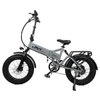 Kép 2/4 - PVY Z20 Plus összecsukható elektromos kerékpár 1000W, 20×4.0 fat gumi, 48V 16.5Ah, 80–120 km hatótáv, Shimano 7 sebesség, hidraulikus fék – Szürke