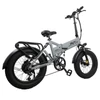 Kép 3/4 - PVY Z20 Plus összecsukható elektromos kerékpár 1000W, 20×4.0 fat gumi, 48V 16.5Ah, 80–120 km hatótáv, Shimano 7 sebesség, hidraulikus fék – Szürke