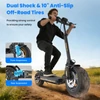 Kép 5/10 - W9air elektromos roller, 500W motorral, 48V10Ah akkuval, 25 km/h, 40 km hatótáv, 10” terepgumi, első–hátsó rugózás, 150 kg teherbírás