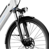 Kép 9/10 - UcityS elektromos kerékpár, 250W motorral, 36V 13Ah akkuval, 90 km hatótávval, 25 km/h, 26” vastag gumi, első rugózás, tárcsafék, app vezérlés – Fehér