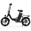 Kép 3/8 - U4 összecsukható elektromos kerékpár, 500W motor, 36V 10.4Ah akku, 90 km hatótáv, 30 km/h, 16” kerék, első rugózás, dupla tárcsafék, LCD kijelző